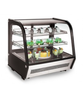 Countertop Refrigerated Showcase, Curved Crystal (71cm)